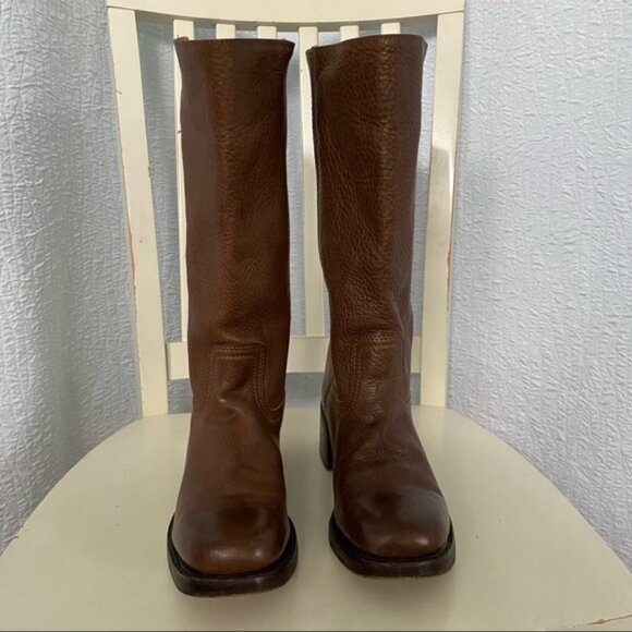 Frye Walnut Campus 14L Boots - Picture 2 of 14